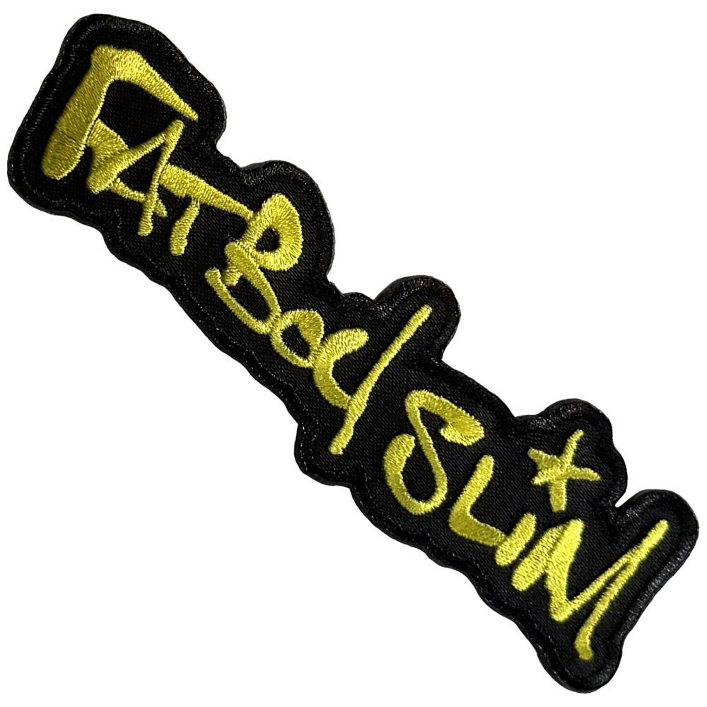Fatboy Slim - Logo Patch - Schwarz/Gelb